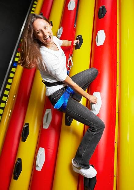 Climbers at Clip 'N Climb Dominion Road